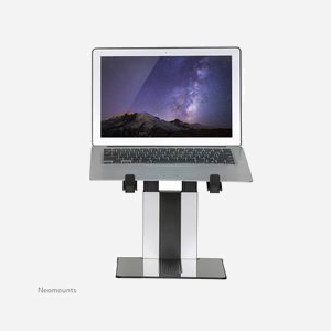 Neomounts NSLS200 Support Laptop 10-17" Argent, Pliable, Ajustable 6 Hauteurs, Charge Max 5kg, Plastique, 236x207x26mm, Compatible 254-431.8mm - Miniature 3