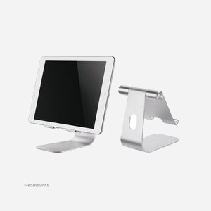 Neomounts DS15-050SL1 Support Tablette/Smartphone Aluminium Pliable inclinable 0-90° pour écran jusqu'à 11", largeur réglable 0-83mm - Miniature 3