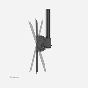 Neomounts CL35-440BL16XL Support Plafond écran 37-70" VESA 150x200-600x400, Inclinaison -25°, Pivotement 360°, Hauteur 250-300cm, 50kg - Miniature 4