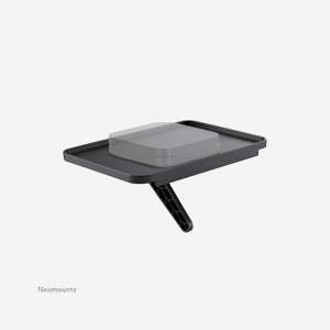 Neomounts AWL28-210BL1 Étagère Multimédia Universelle 180mm Plastique Noir Charge Max. 6kg Fixation TV sans Outil Compatible Webcams & Télécommandes - Miniature 1