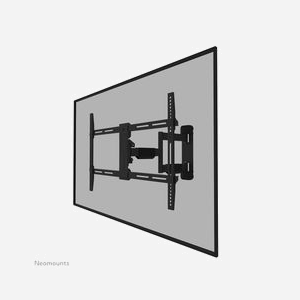 Neomounts WL40-550BL16 Support Mural Orientable 40-65" VESA 200x100-600x400, Inclinaison -2°/+12°, Pivot +/-45°, Charge Max 40kg, Distance Mur 5.3-49cm
