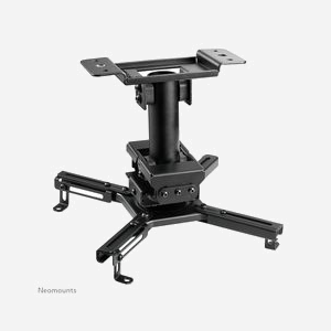 Neomounts CL25-530BL1 Support plafond universel vidéoprojecteur acier noir, charge max 45kg, inclinaison +/-20°, rotation 360°, pivotement +/-8°, hauteur 255mm - Miniature 3
