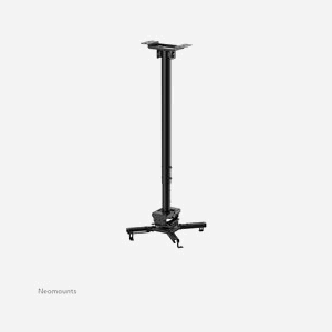 Neomounts CL25-550BL1 Support Plafond Vidéoprojecteur Acier Noir 35kg Orientable +/-20° Rotatif 360° Hauteur Ajustable 74.5-114.5cm - Miniature 2