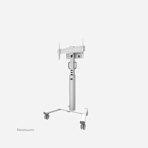 Neomounts FL50S-825WH1 Support Sol Mobile Écran 37-75" 70kg VESA 600x400 Réglage Hauteur 104-157cm avec Compartiment et Roues 10cm - Miniature 2