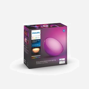 Philips by Signify Hue Go Lampe de Table Intelligente, LED 6W, Bluetooth, Blanc, 2000-6500K, IP20, Dim. 150x150x79mm, Zigbee, Portable - Miniature 3