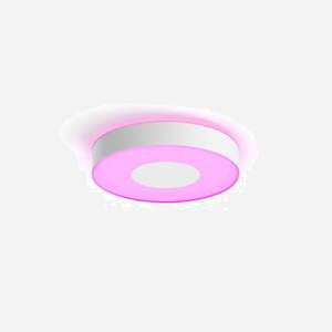 Philips by Signify Plafonnier LED Intelligent Hue Infuse Moyen Blanc 381mm, Bluetooth, 2000-6500K, 2350lm, 33.5W, IP20, Durée 25000h