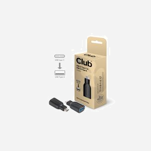 CLUB3D Adaptateur USB 3.1 Type C vers USB 3.0, Contacts Or, Longueur 0.043m, Noir, Transfert 5 Gbit/s, Plug & Play, RoHS, FCC, CE - Miniature 4
