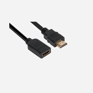 CLUB3D Câble d'Extension HDMI 2.0 High Speed 4K60Hz 3m Mâle/Femelle - Connecteurs plaqués Or, 10.2 Gbit/s, HDCP, Compatible 3D - Miniature 1