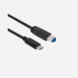CLUB3D Câble USB 3.1 Gen2 Type-C vers Type-B Mâle/Mâle 1m - CAC-1524 - Noir - Compatible tous systèmes d'exploitation, Certifié CE, FCC, RoHS - Miniature 1