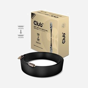 CLUB3D Câble Optique Actif HDMI 2.0b UHD HDR 4K 60Hz M/M 50m - Résolution 7096x2160 - Bande Passante 18 Gbit/s - Connecteurs plaqués Or - Miniature 2