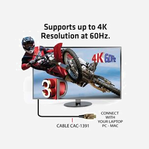 CLUB3D Câble Optique Actif HDMI 2.0b UHD HDR 4K 60Hz M/M 50m - Résolution 7096x2160 - Bande Passante 18 Gbit/s - Connecteurs plaqués Or - Miniature 5