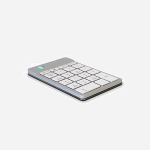 R-Go Tools Numpad Break RGOCONMWLWH : Clavier numérique Bluetooth 5.0, Blanc, Batterie 110mAh, 87x139x10.5mm, Compatible Windows/macOS/Linux - Miniature 2
