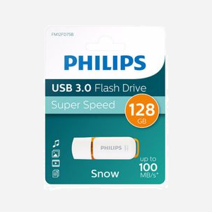 Philips FM12FD75B/00 Clé USB 128 Go USB Type-A 3.2 Gen 1 Orange et Blanc, dimensions 20x59x9mm, poids 8g - Miniature 2