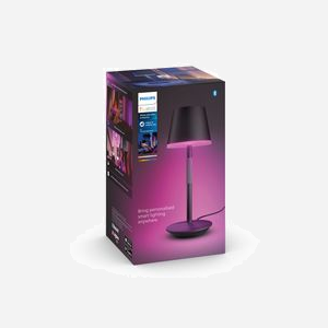 Philips by Signify Hue Go Lampe de Table Portable Noire, LED 6W 530lm 2000-6500K, Bluetooth/Zigbee, IP20/IP54, Android/iOS, 220-240V - Miniature 3