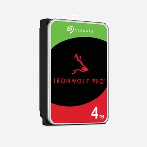 Seagate IronWolf Pro ST4000NT001 HDD 4To 3.5" 7200RPM 256Mo SATA 6Gbit/s (NAS) : 250MiB/s, RV, 550To/an, 2000000h MTBF - Miniature 3