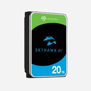 Seagate SkyHawk AI 20 To HDD 3.5" SATA III 7200 RPM 512 Mo pour Surveillance - Interface 6 Gbit/s, RV Sensors, jusqu'à 64 Caméras - Miniature 4