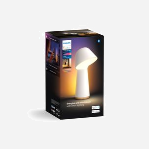 Philips by Signify Twilight Lampe de Table Intelligente LED 13.4W Blanc, Bluetooth, 2000-6500K, IP20, H330mm, Câble 2m, Contrôle App et Hue - Miniature 5