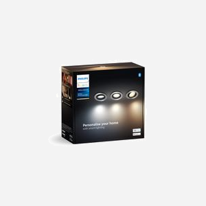 Philips Hue 929003810901 Kit de 3 Spots LED GU10 Bluetooth, Aluminium, 4.2W, 1200lm, 2200-6500K, IP20, Compatible Alexa & Google Assistant - Miniature 4
