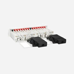 Rackmount.IT RM-FR-T22 Équerre de Fixation Rack 2U Blanc 483x216x88.4mm pour Fortinet FortiGate/Wifi 80F/81F (inc. DSL/POE) RoHS