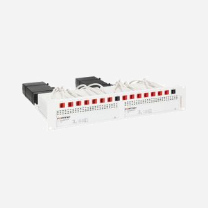 Rackmount.IT RM-FR-T22 Équerre de Fixation Rack 2U Blanc 483x216x88.4mm pour Fortinet FortiGate/Wifi 80F/81F (inc. DSL/POE) RoHS - Miniature 2