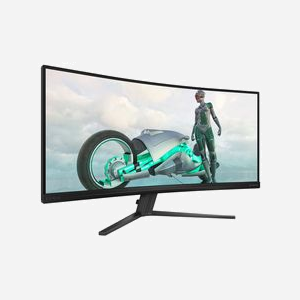 Philips Evnia 34M2C3500L Écran PC LCD 34" WQHD 3440x1440 Fast VA 180Hz 1ms GTG Incurvé 1500R HDR10 300cd/m² DisplayPort/HDMI Noir - Miniature 1