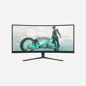 Philips Evnia 34M2C3500L Écran PC LCD 34" WQHD 3440x1440 Fast VA 180Hz 1ms GTG Incurvé 1500R HDR10 300cd/m² DisplayPort/HDMI Noir - Miniature 2