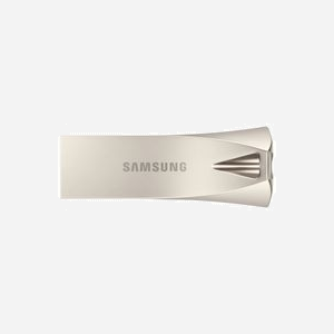 Samsung MUF-256BE3/APC Clé USB 256Go USB Type-A 3.2 Gen 1 Argent - Lecture 300Mo/s, Ecriture 30Mo/s, Résistante Chocs/Température/-X