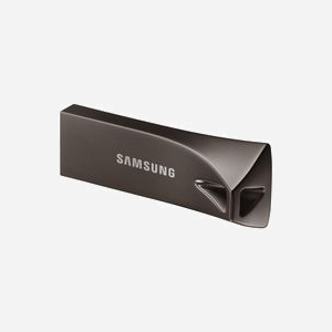 Samsung MUF-128BE4/APC - Clé USB 128 Go USB 3.2 Gen 1 Type-A, Lecture 300Mo/s, Corps Métal Noir/Gris, Résistante Chocs/Température/Rayons X - Miniature 3