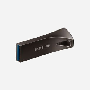 Samsung MUF-64BE4/APC Clé USB 64 Go USB 3.2 Gen 1 Type-A Gris - Lecture 300Mo/s, Ecriture 30Mo/s, Résistante Chocs/Température/Rayons X - Miniature 4