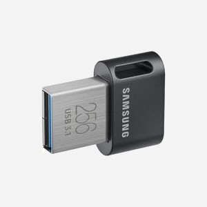 Samsung MUF-256AB/APC Clé USB 256 Go USB 3.2 Gen 1 Type-A Gris/Argent, Lecture 300 Mo/s, Protection Choc/Température, Logiciel Magician - Miniature 4