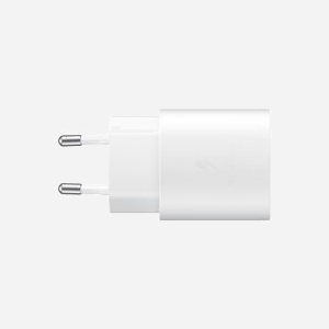 Samsung EP-TA800 Chargeur Secteur 25W USB Type-C Blanc (100-240V, 3000mA) avec Câble USB Type-C vers USB Type-C 1m - Compatibilité Galaxy S10 5G, A80, A70