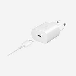 Samsung EP-TA800 Chargeur Secteur 25W USB Type-C Blanc (100-240V, 3000mA) avec Câble USB Type-C vers USB Type-C 1m - Compatibilité Galaxy S10 5G, A80, A70 - Miniature 5