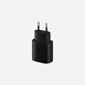 Samsung Chargeur Secteur EP-TA800 Noir 25W USB Type-C, Charge Rapide, 100-240V, Câble USB-C vers USB-C 1m, Compatibilité Galaxy S10 5G, A80, A70 - Miniature 3