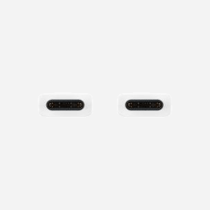 Samsung EP-DA705BWEGWW Câble USB-C Mâle vers USB-C Mâle, 1m, Blanc, USB Power Delivery jusqu'à 100W - Miniature 2