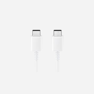 Samsung EP-DA705BWEGWW Câble USB-C Mâle vers USB-C Mâle, 1m, Blanc, USB Power Delivery jusqu'à 100W - Miniature 3