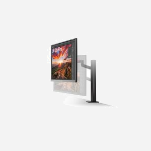 LG 32UN880P-B Écran PC 32" 4K UHD IPS 3840x2160 5ms 60Hz HDR10 FreeSync USB-C 60W Hub USB VESA Réglable en Hauteur Noir - Miniature 4
