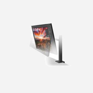 LG 32UN880P-B Écran PC 32" 4K UHD IPS 3840x2160 5ms 60Hz HDR10 FreeSync USB-C 60W Hub USB VESA Réglable en Hauteur Noir - Miniature 5