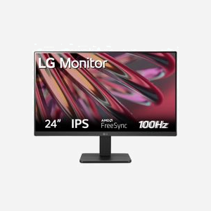 LG 24MR400-B.AEUQ : Écran 23.8" FHD (1920x1080) LED IPS, 5ms, 100Hz, FreeSync, Noir, Angle de vision 178°, sRGB 99%, VESA 100x100mm