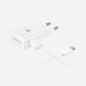 Chargeur secteur Samsung EP-TA20EWECGWW, 1 Port USB 2.0, 2A, Blanc, 100-240V, avec câble USB Type-C, Dimensions 36.6x23.5x76mm, Compatibilité Universelle - Miniature 2