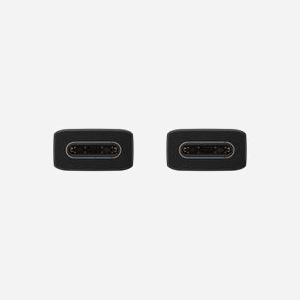 Câble Samsung EP-DN975 USB-C vers USB-C 1m Noir USB 2.0 5A, connecteurs mâles droits, référence EP-DN975BBEGWW - Miniature 2