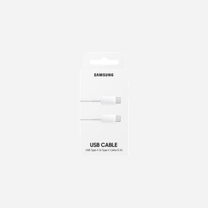 Câble Samsung EP-DN975 USB-C vers USB-C 1m Blanc USB 2.0 5A, Ref EP-DN975BWEGWW - Miniature 4