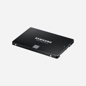SSD Samsung 870 EVO 500 Go 2.5" SATA III V-NAND MLC (MZ-77E500BW) : Lecture 560 Mo/s, Ecriture 530 Mo/s, AES 256-bit, 98K/88K IOPS 4KB - Miniature 5