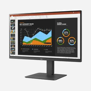 LG 27BR550Y-C.AEU Moniteur Professionnel 27" FHD IPS LED 5ms 75Hz (1920x1080) Hub USB 3.2 Gen 1 DisplayPort 1.2 VESA Gris - Miniature 2