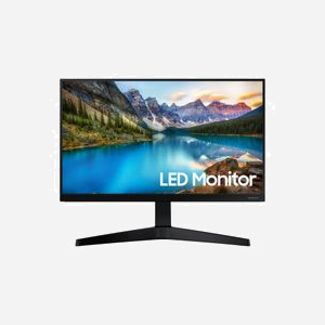 Samsung Écran 24" FHD LCD IPS 1920x1080 75Hz 5ms GTG, HDMI/DisplayPort, AMD FreeSync, VESA 100x100, Noir, LF24T370FWRXEN - Miniature 2
