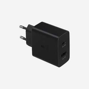 Chargeur Secteur Samsung EP-TA220NBEGEU Noir 35W, Port USB-C, USB Power Delivery 3.0, 5-9V/3A, Compatibilité Écouteurs/Casque/Ordinateur/Smartphone/Tablette