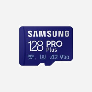 Samsung MicroSDXC 128Go UHS-I U3 V30 Classe 10 (MB-MD128KB/WW) - Lecture 160Mo/s, Écriture 120Mo/s, Résistant à l'eau/température/rayons X