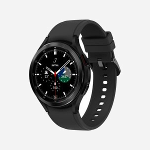 Samsung Galaxy Watch4 Classic 46mm Noir : Écran 1.4" Super AMOLED 450x450, 1.5Go RAM, 16Go, Wear OS, Wifi, GPS, Bluetooth 5.0, Boîtier Acier Inoxydable, IP68