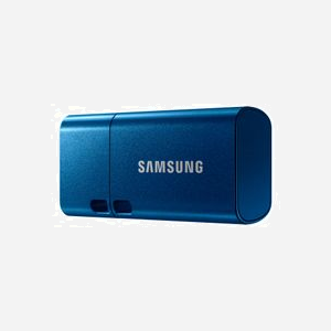 Samsung MUF-128DA Clé USB 128 Go Type-C 3.2 Gen 1 (3.1 Gen 1) Bleu - Lecture 400Mo/s, 33.7x15.9x6.4mm, Résistante Chocs/Température/Rayons X - Miniature 2