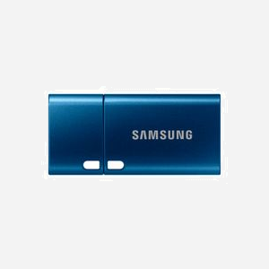 Samsung MUF-256DA - Clé USB-C 256Go USB 3.2 Gen 1 (3.1 Gen 1) 400Mo/s Bleu - Résistance Chocs/Température/Rayons X - 33.7x15.9x6.4mm