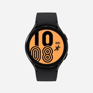 Samsung Galaxy Watch4 44mm Aluminium Noir, Écran 1.4" Super AMOLED 450x450, 1.5Go RAM, 16Go Flash, Wear OS, GPS, WiFi, Bluetooth 5.0 - Miniature 2